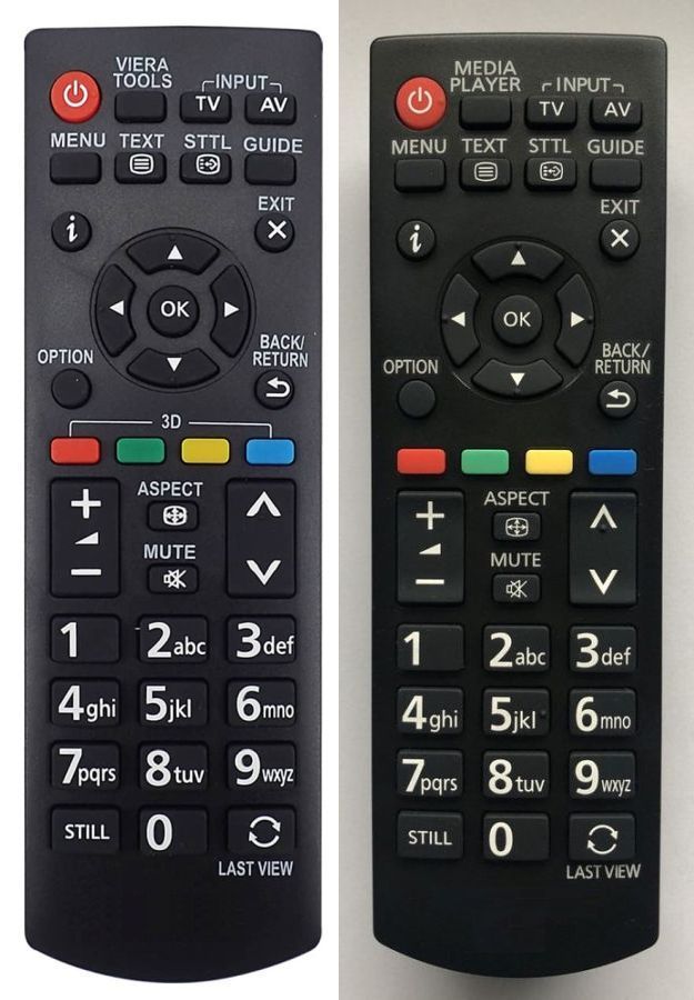 PANASONIC N2QAYB000975 - helyettesítő távirányító