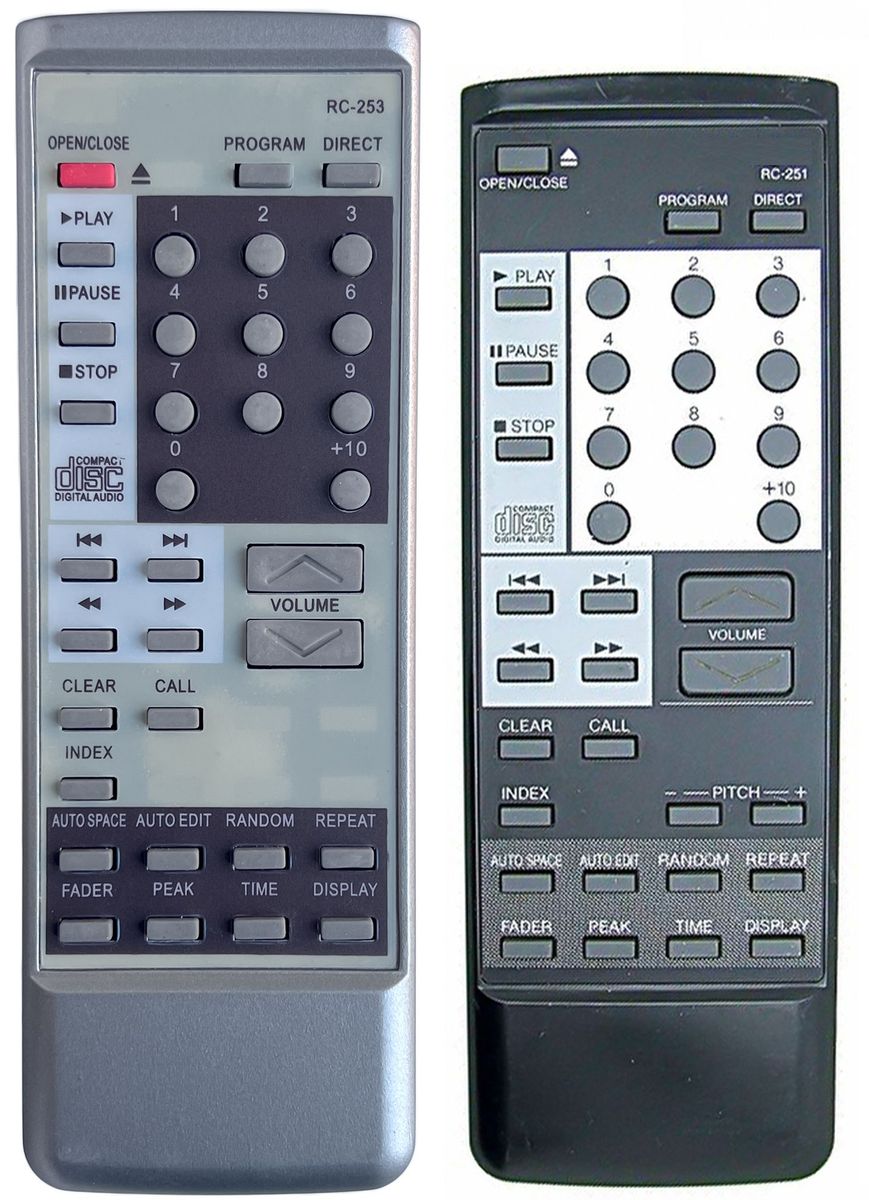DENON RC-251 - helyettesítő távirányító