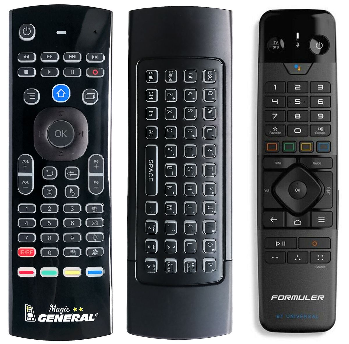FORMULER GTV-BT1, CC, Z ALPHA, Z8 PRO,  - mágikus   


kompatibilis General márkájú távirányító