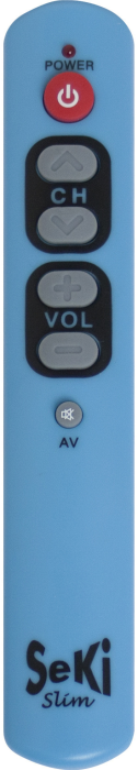 SEKI SLIM light blue - learning remote control