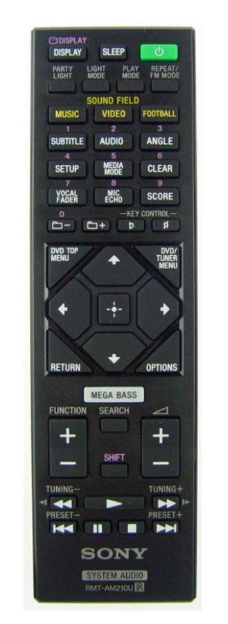 SONY RMT-AM210U - eredeti gyári távirányító