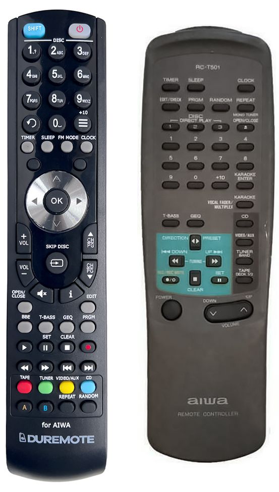 AIWA RC-T501 - távirányító duplikátum