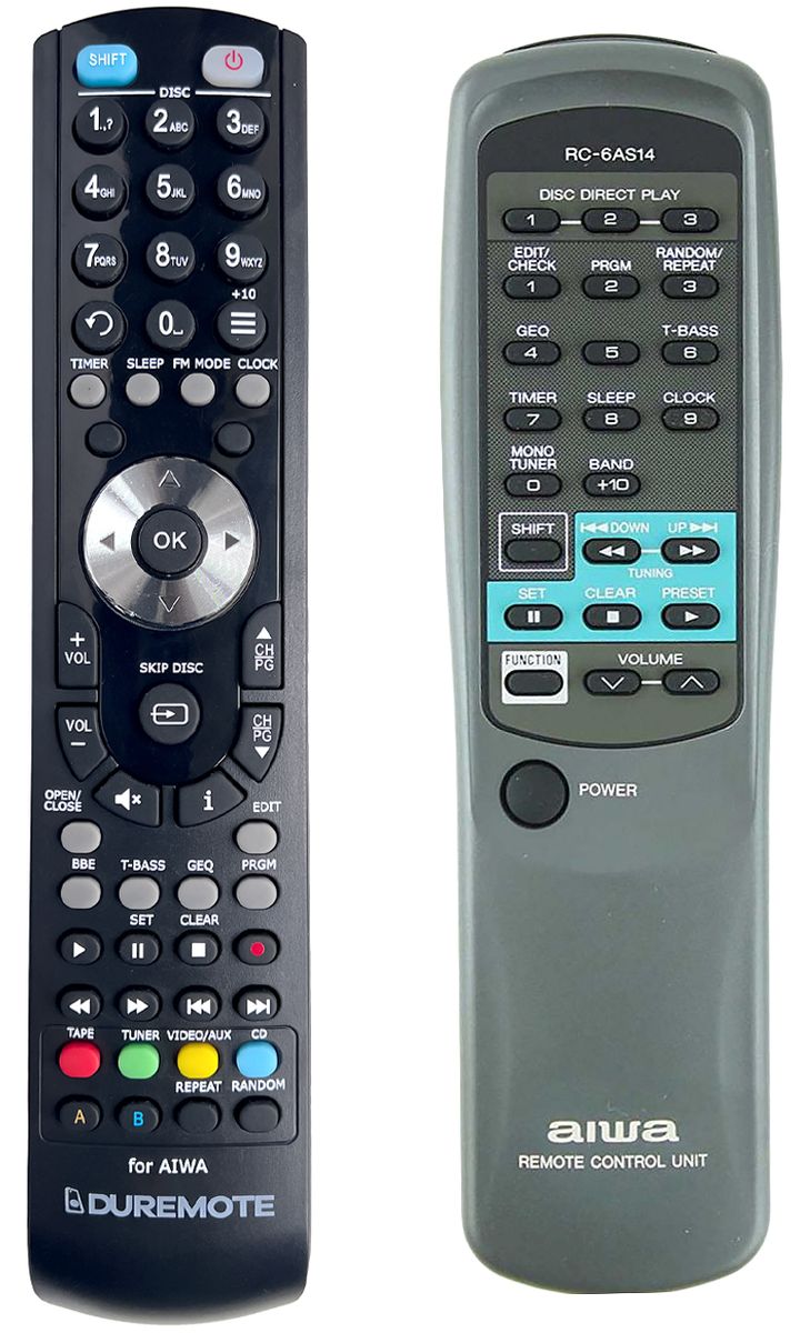 AIWA RC-6AS14 - távirányító duplikátum
