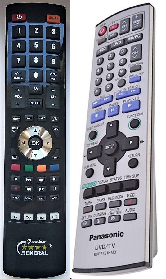 PANASONIC EUR77201KMO -   


kompatibilis General márkájú távirányító