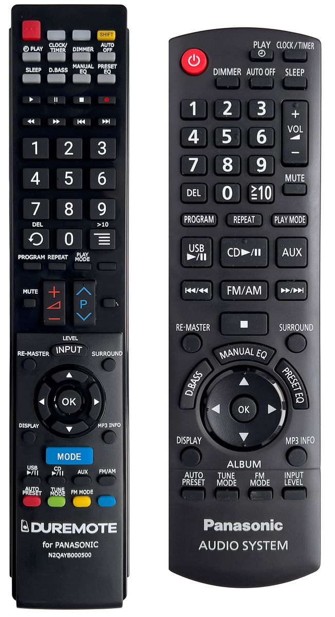 PANASONIC N2QAYB000500 - távirányító duplikátum