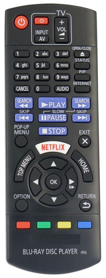 PANASONIC N2QAYB001030 - helyettesítő távirányító