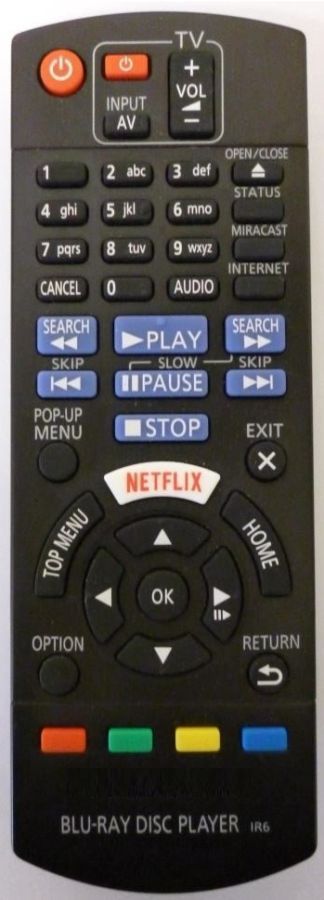 PANASONIC N2QAYB001060 - helyettesítő távirányító