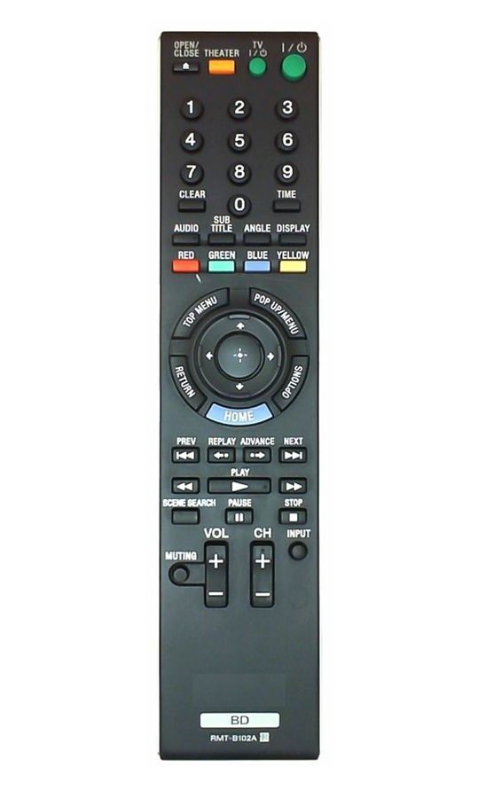 SONY RMT-B102A, BDP-S350, BDP-S550, BDP-S780 - helyettesítő távirányító