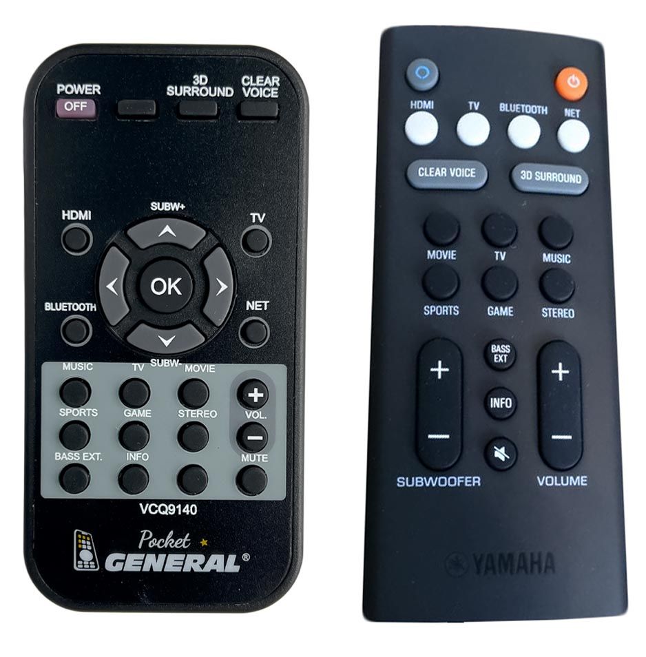 YAMAHA VCQ9140 -   


távirányító
 duplikátum