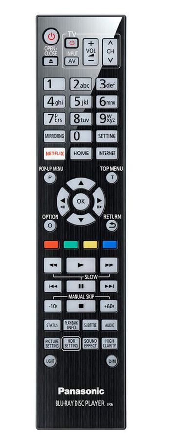 PANASONIC N2QAYA000172, DP-UB9000, DP-UB9004 - eredeti gyári távirányító