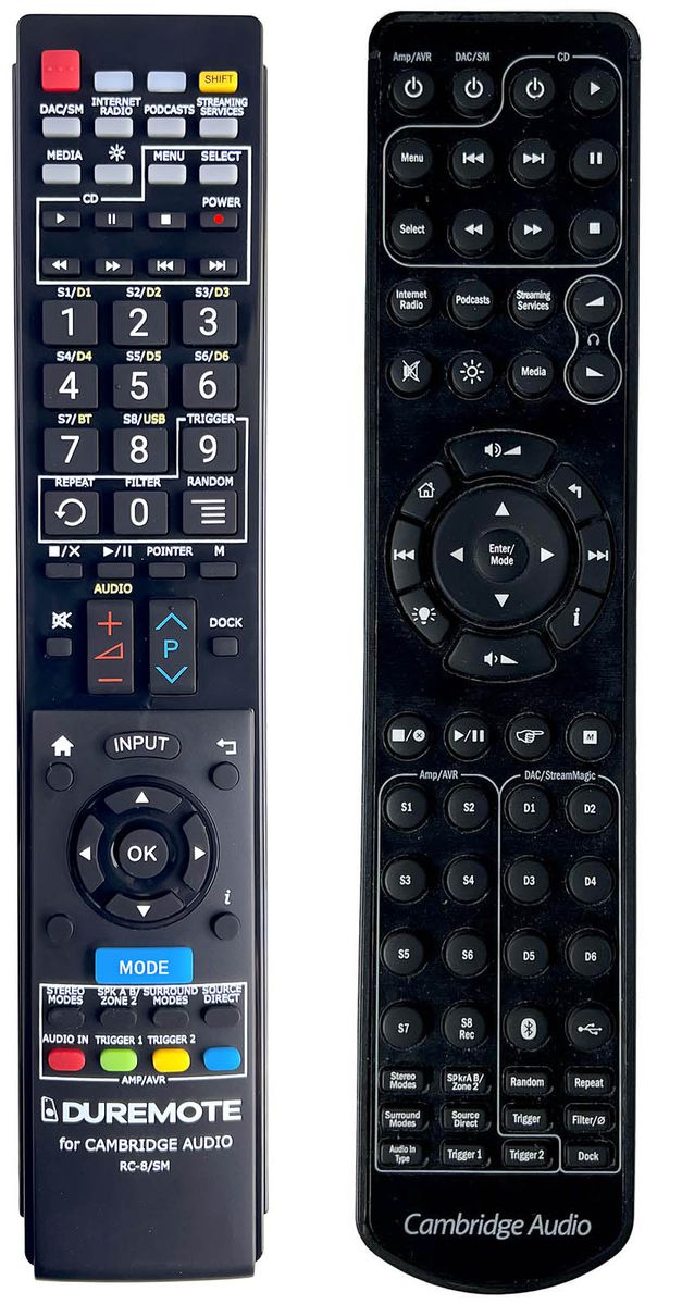 CAMBRIDGE AUDIO RC-8/SM - távirányító duplikátum