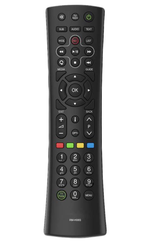 HUMAX RM-H06S, HD NANO, HD-FOX, UD-FOX - helyettesítő távirányító
