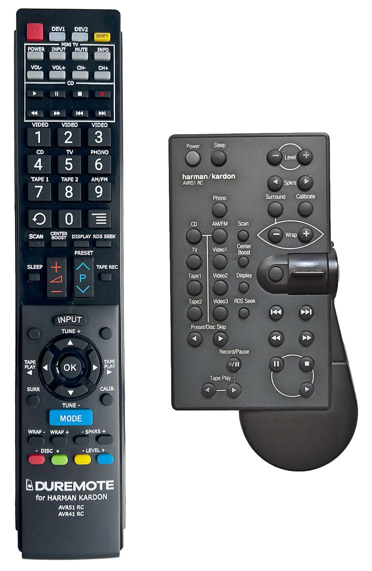 HARMAN KARDON AVR-51 RC + TV vezérlés (mini TV) - távirányító duplikátum