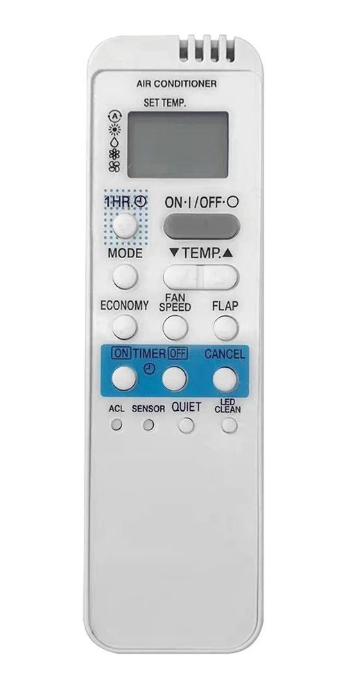 SANYO RCS-7S2E , RCS-7HS4E - helyettesítő távirányító
