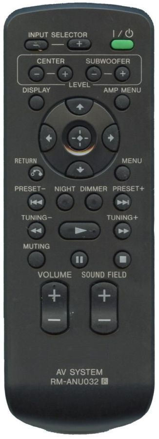 SONY RM-ANU032 - helyettesítő távirányító