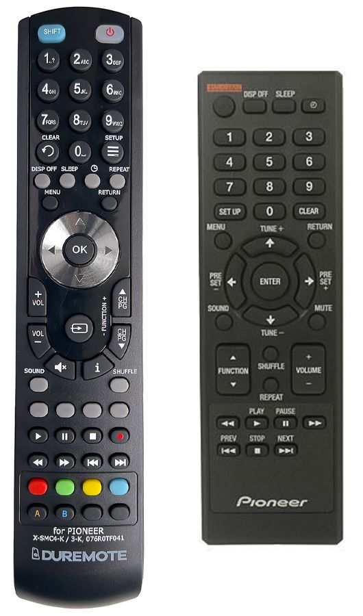 PIONEER X-SMC4K, X-SMC3K, X-SMC3S, 076R0TF041 - távirányító duplikátum