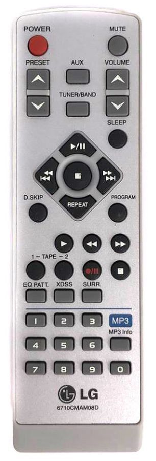 LG 6710RCWC06B - eredeti gyári távirányító