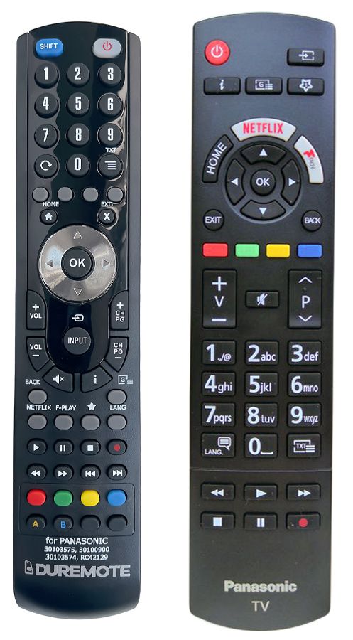 PANASONIC 30100900, RC42129 NETFLIX - távirányító duplikátum
