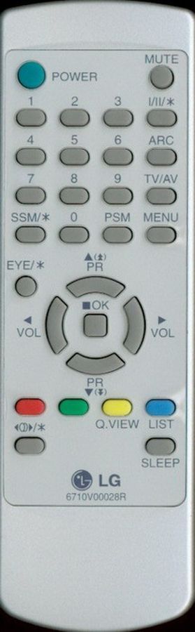 LG 6710V00028R - eredeti gyári távirányító