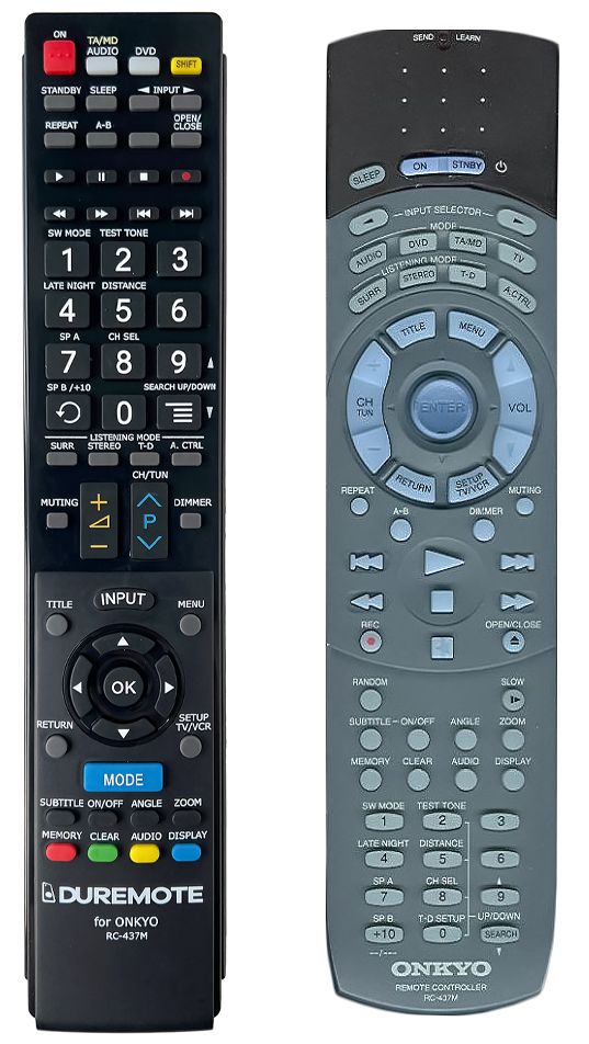 ONKYO RC-437M - távirányító duplikátum