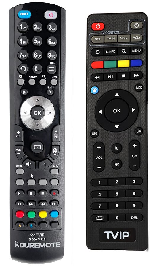 TVIP S-BOX v.300, V410, V412, V415, V415.se, V530, V600, V605,  - távirányító duplikátum