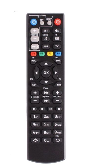 INFOMIR 250, 254, 256, 270, 322, 324, 351, 410, 420, 425, 520, 522, 524  IPTV Set Top Box - eredeti gyári távirányító