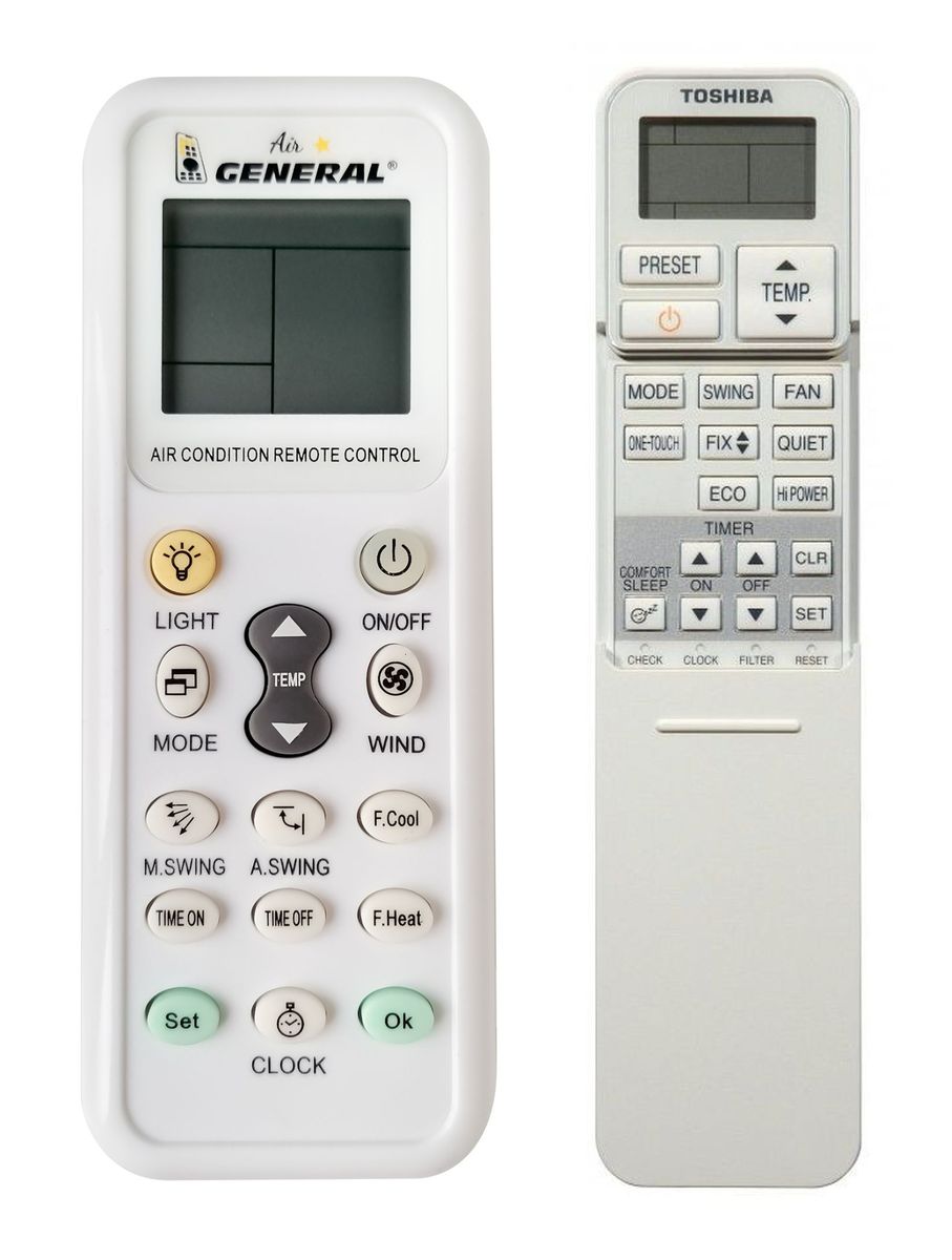 TOSHIBA SUZUMI, WH-TA12PE, WH-TA15PE, RAS-05J2AVG-E, RAS-10PAVSG-E, RAS-10SAVP2-A, RAS-B05J2KVG-E, RAS-B16PKVSG-E -   


kompatibilis General márkájú távirányító