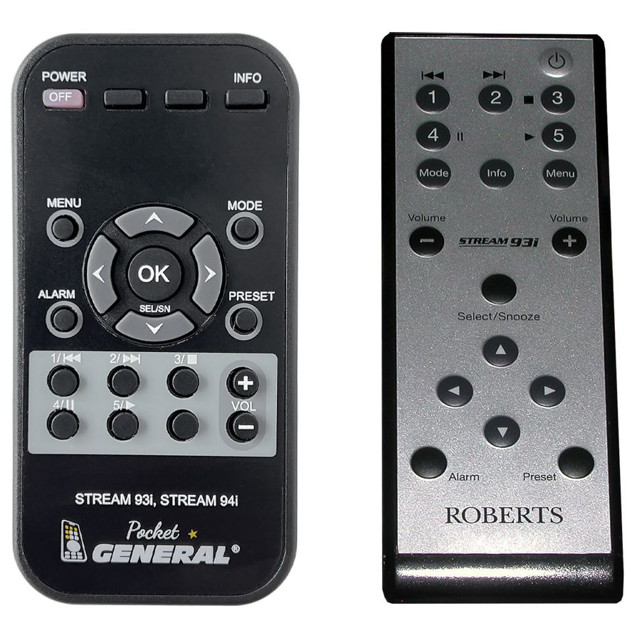 ROBERTS Stream 93i -   


távirányító
 duplikátum