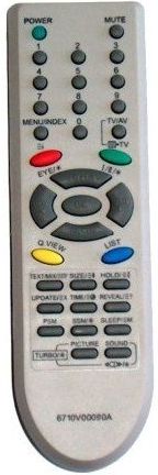 LG 6710V00090A - helyettesítő távirányító
