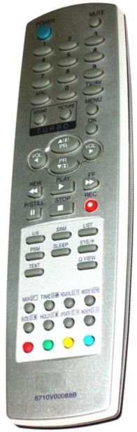 LG 6710V00088B - helyettesítő távirányító