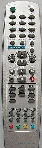 LG 6710V00112E - helyettesítő távirányító