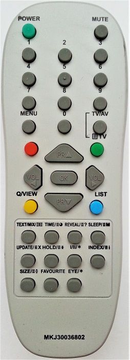 LG MKJ30036802 - helyettesítő távirányító