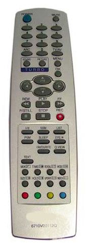 LG 6710V00112Q - helyettesítő távirányító