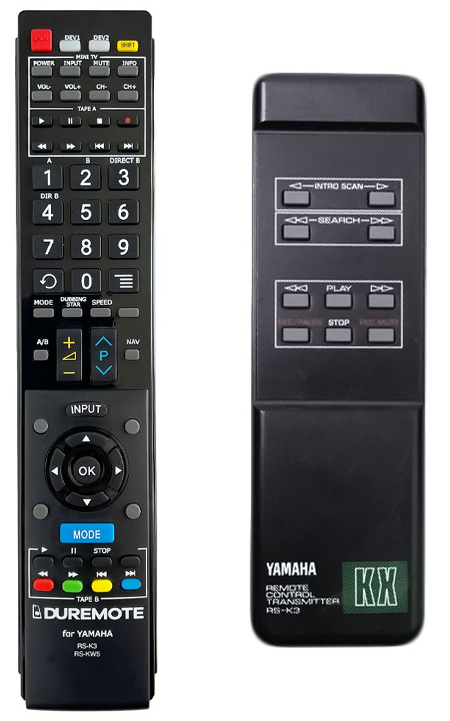 YAMAHA RS-K3 + TV vezérlés (mini TV) - távirányító duplikátum