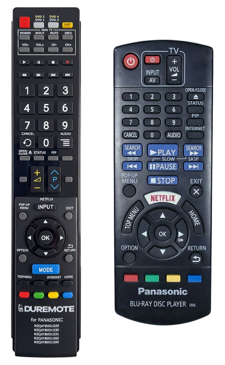 PANASONIC N2QAYB001029 - távirányító duplikátum