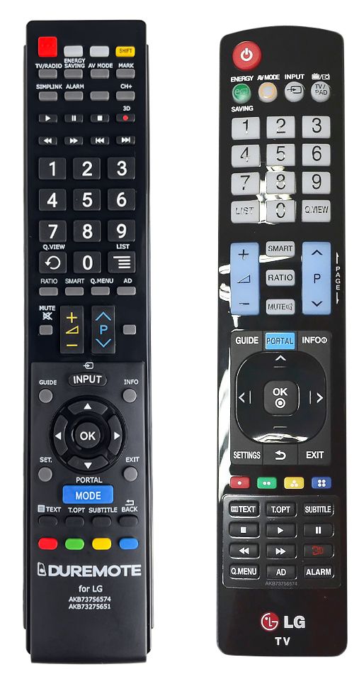 LG AKB73756574 - távirányító duplikátum
