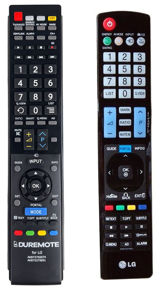 LG AKB73275651, AKB73275652 - távirányító duplikátum