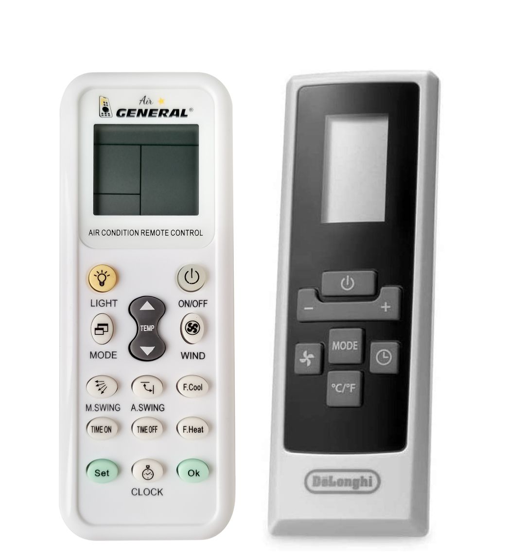 DELONGHI PAC N90 Eco, PAC CN93 ECO,  PAC AN98ECO, PACN270GN Pinguino -   


kompatibilis General márkájú távirányító