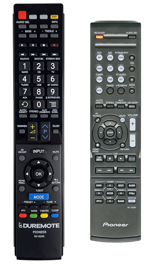 PIONEER RC-929R - távirányító duplikátum