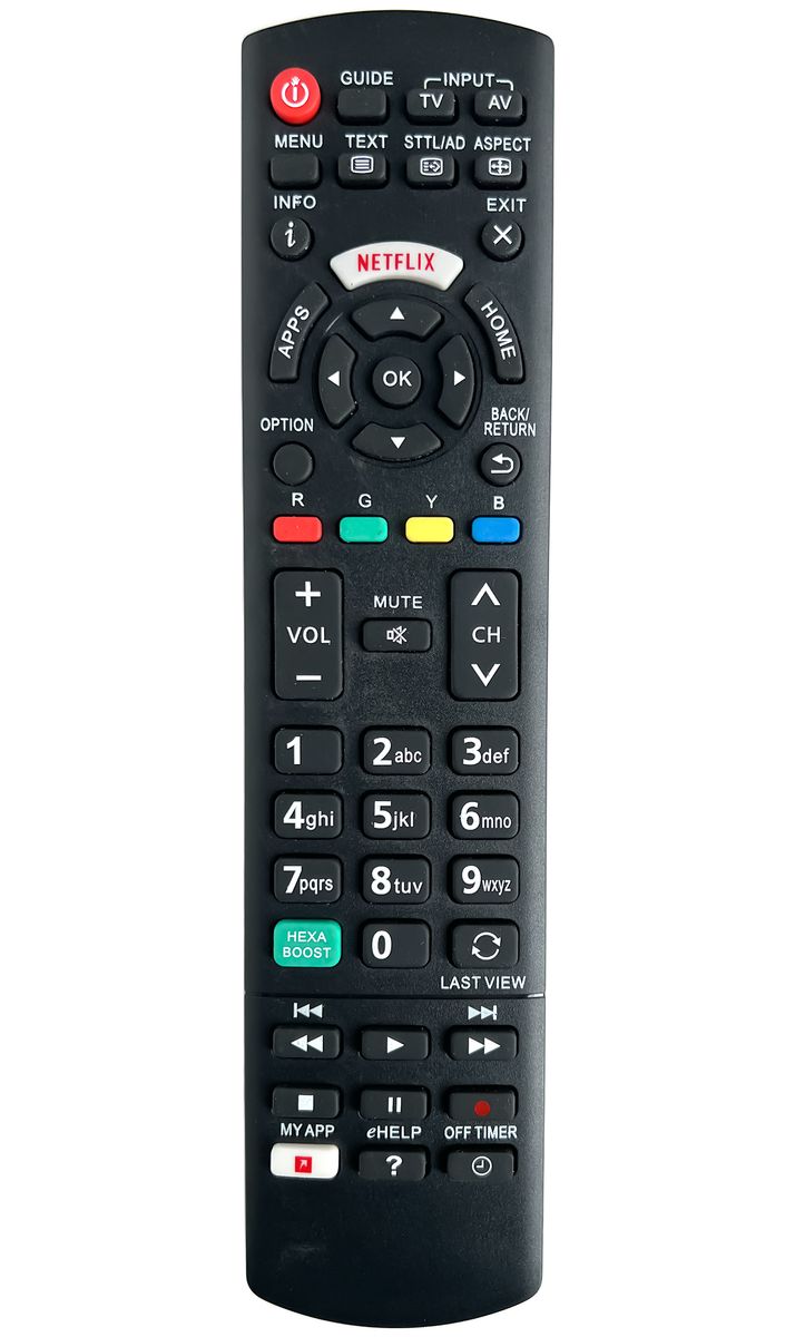PANASONIC N2QAYB000830, NETFLIX, MyAPPS - helyettesítő távirányító