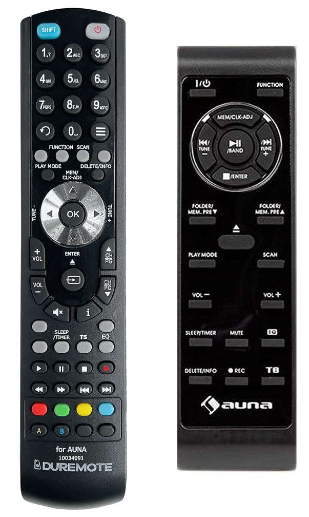 AUNA 10034091 - távirányító duplikátum