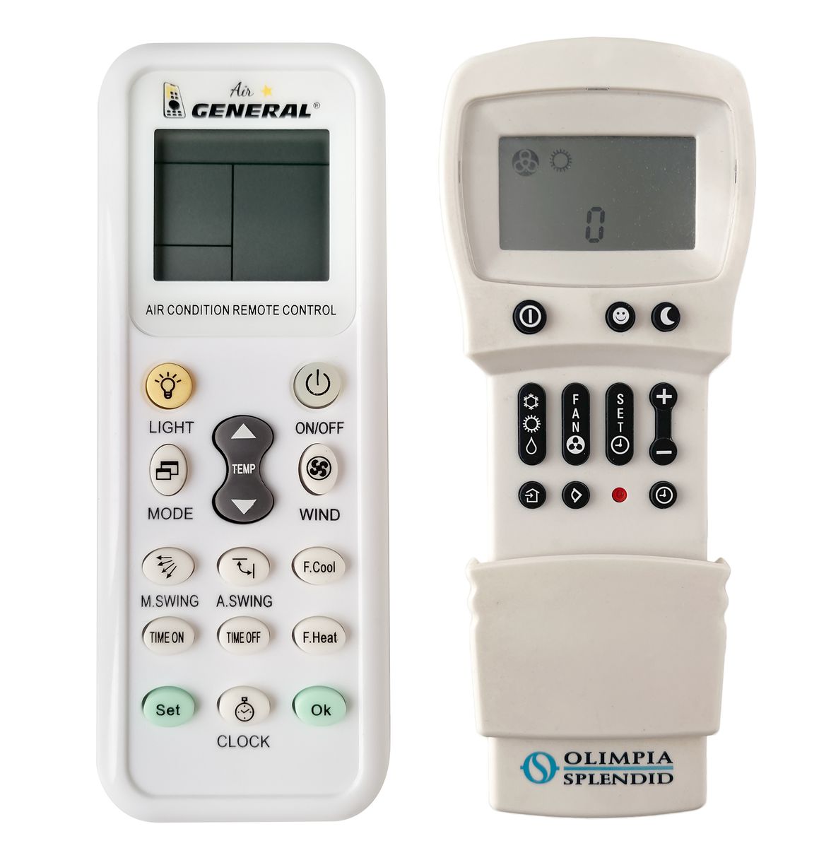 OLIMPIA SPLENDID ISSIMO, UNICO AIR 8SF, Unico Air 8HP, Unico Smart 10HP, Unico Smart 12SF, Unico R 12HP -   


kompatibilis General márkájú távirányító