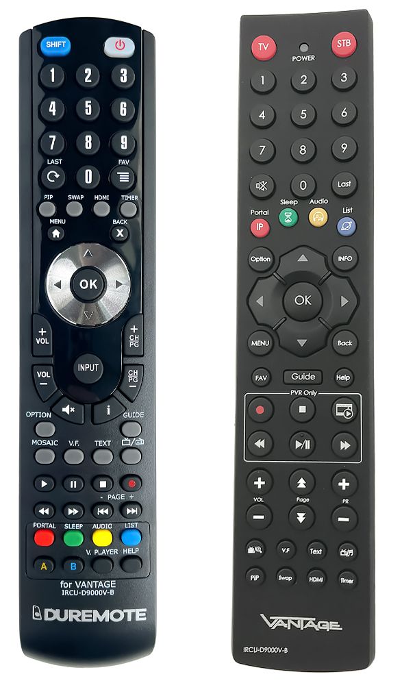 VANTAGE IRCU-D9000V-B - távirányító duplikátum