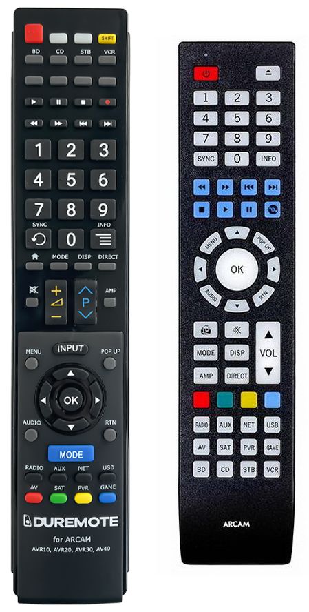 ARCAM AVR10, AVR11, AVR20, AVR21, AVR30, AVR31, AV40, AV41, SA30 - távirányító duplikátum
