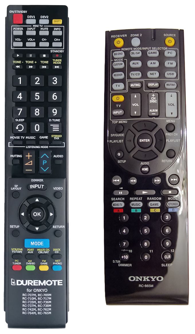 ONKYO RC-865M - távirányító duplikátum
