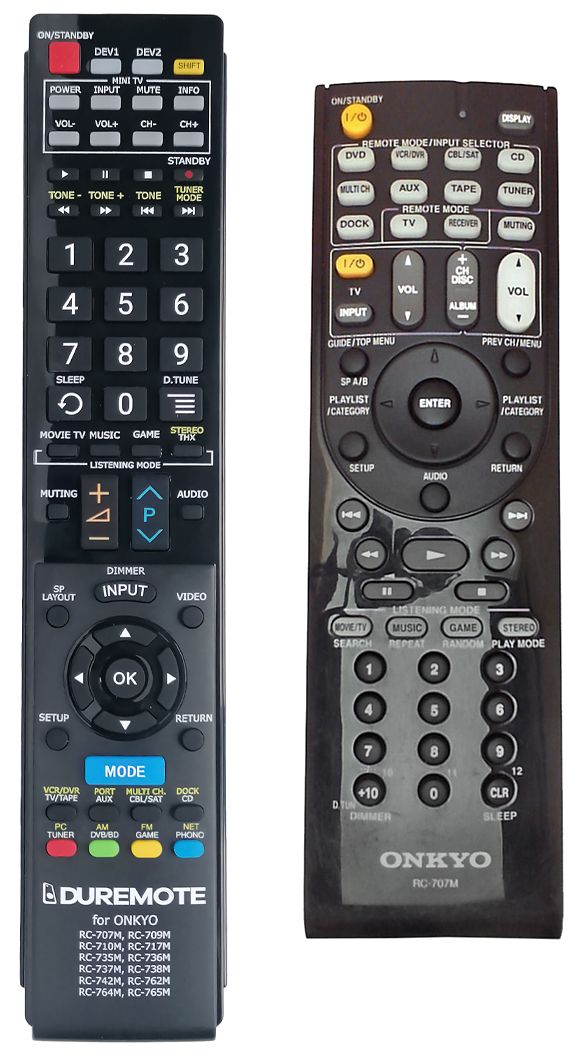 ONKYO RC-707M - távirányító duplikátum