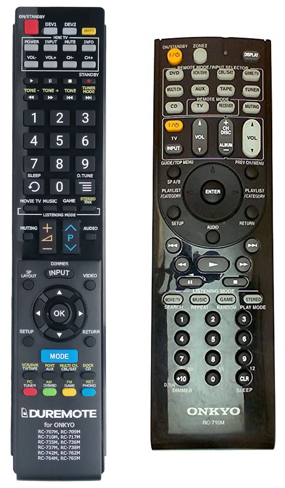 ONKYO RC-710M - távirányító duplikátum