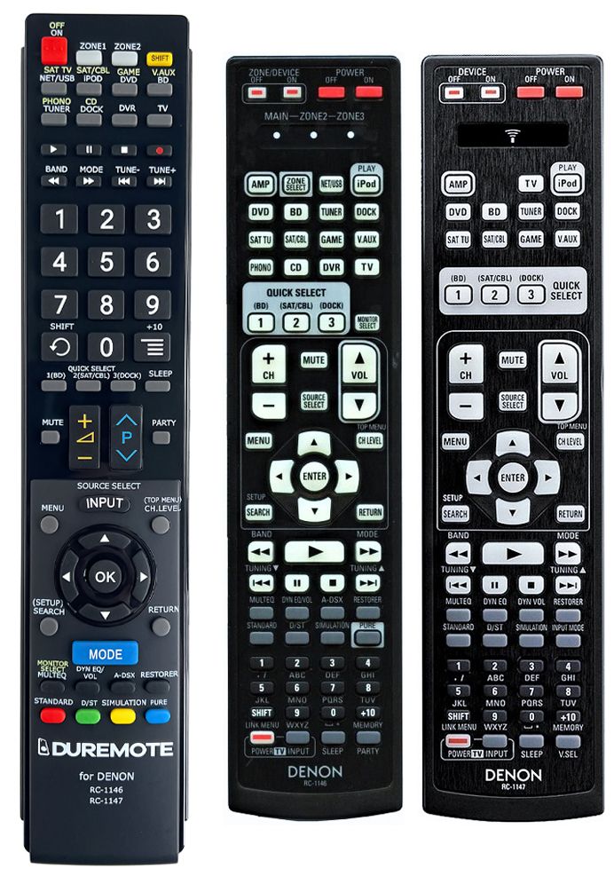 DENON RC-1146, RC-1147 - távirányító duplikátum