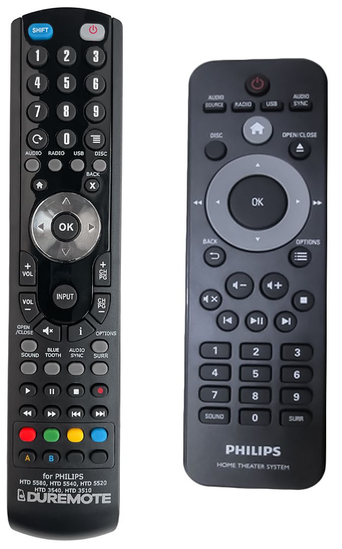 PHILIPS HTD3510/55, HTD3540/12 - távirányító duplikátum