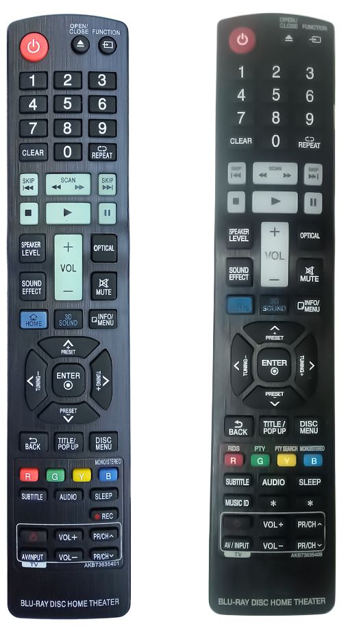 LG AKB73635409, AKB73635403 - helyettesítő távirányító